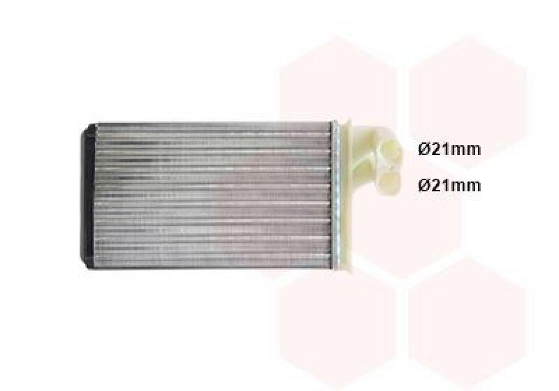 VAN WEZEL Heat Exchanger, interior heating
