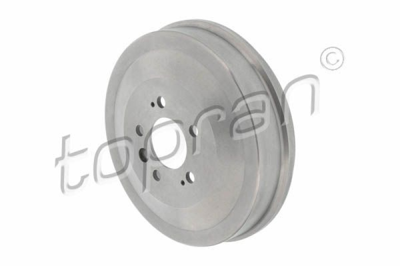 2x TOPRAN Brake Drum