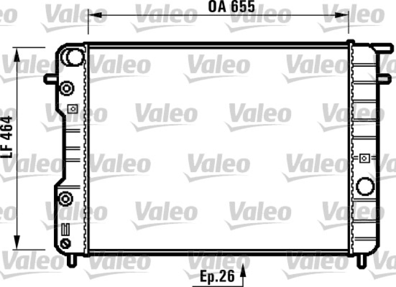VALEO K&uuml;hler, Motork&uuml;hlung 731840