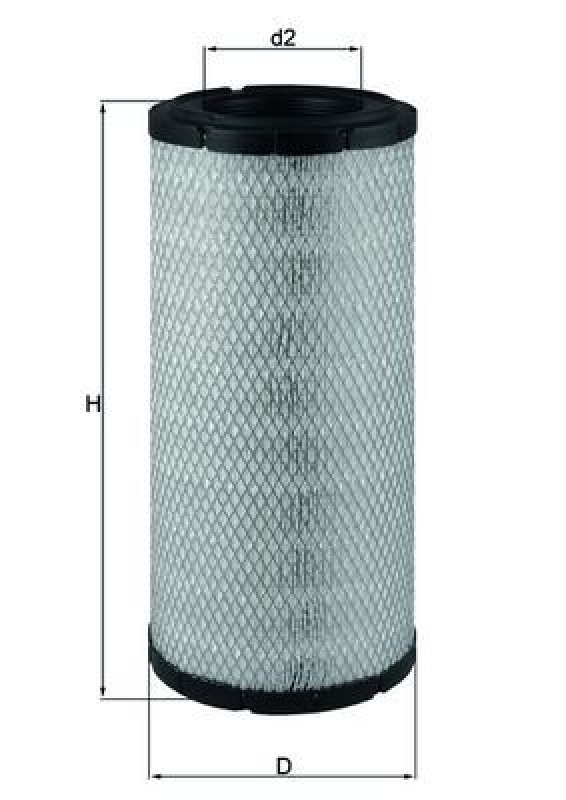 MAHLE Luftfilter LX 3596