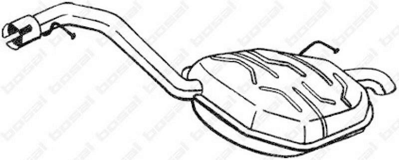 BOSAL Endschalld&auml;mpfer 235-187