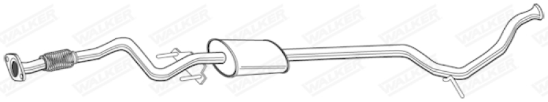 WALKER Vorschalld&auml;mpfer 22969
