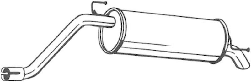 BOSAL Endschalld&auml;mpfer 148-165