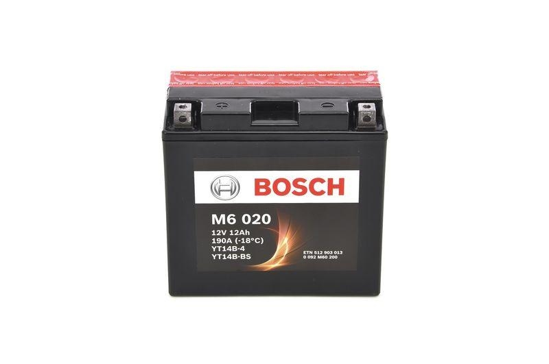 BOSCH Starterbatterie M6 12V 12Ah 120A 0 092 M60 200