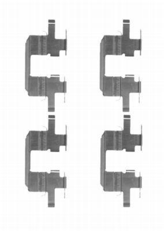 HELLA Zubeh&ouml;rsatz, Scheibenbremsbelag 8DZ 355 204-151