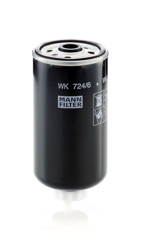 MANN-FILTER Kraftstofffilter WK 724/6
