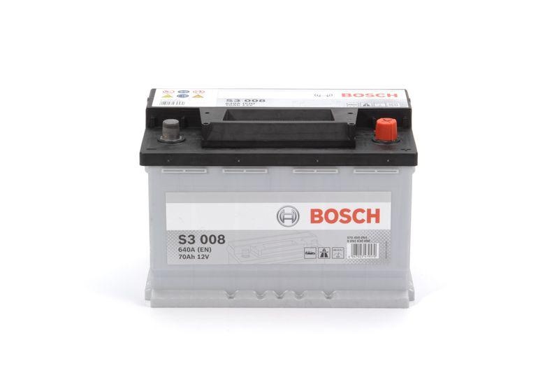 BOSCH Starterbatterie S3 12V 70Ah 640A 0 092 S30 080