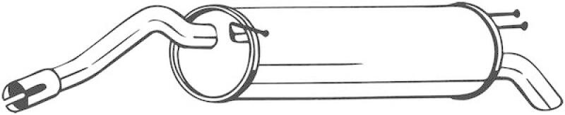 BOSAL Endschalld&auml;mpfer 148-345