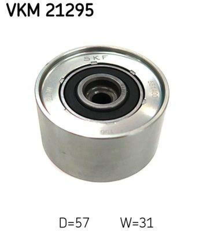 SKF Umlenk-/F&uuml;hrungsrolle, Zahnriemen VKM 21295