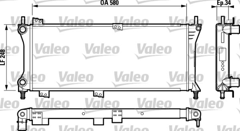 VALEO K&uuml;hler, Motork&uuml;hlung 732792