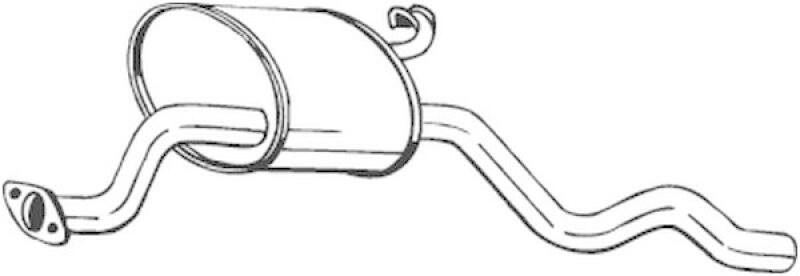 BOSAL Middle Silencer
