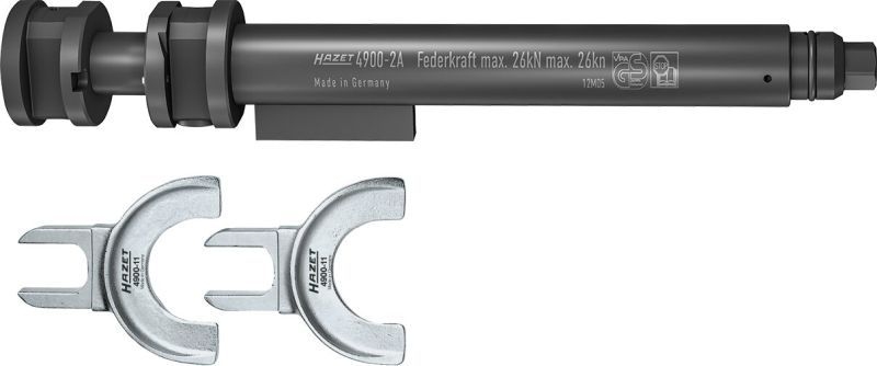 HAZET Spring Compressor Set, suspension spring Safety spring vice set