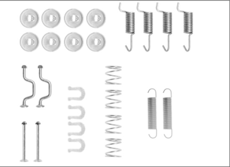 TEXTAR Zubeh&ouml;rsatz, Feststellbremsbacken 97043500