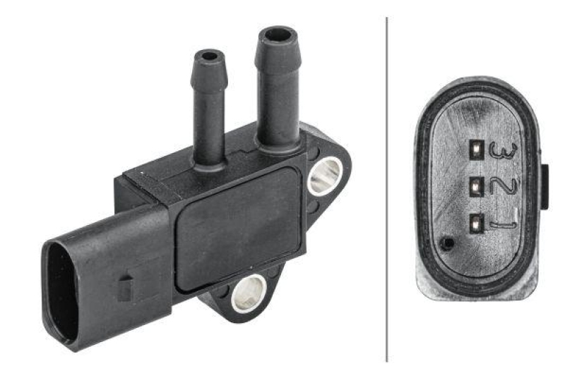 HELLA Sensor, Abgasdruck 6PP 009 409-011
