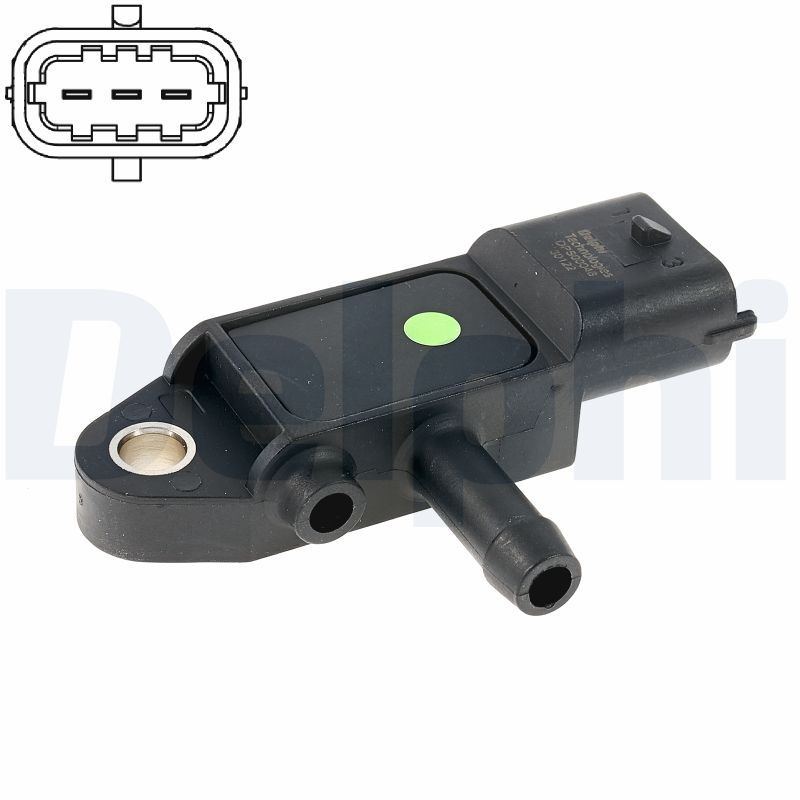 DELPHI Sensor, Abgasdruck DPS00048-12B1