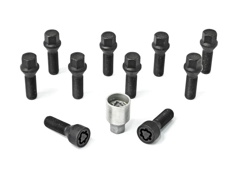 H&R Spezialfedern Radschraube Felgenschloss-Set M14 Kegelbund 60&deg; B14254801SET