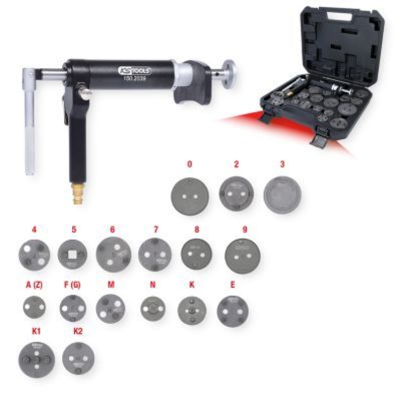 KS TOOLS Spindel, R&uuml;ckstellwerkzeug-Bremssattelkolben 1502000