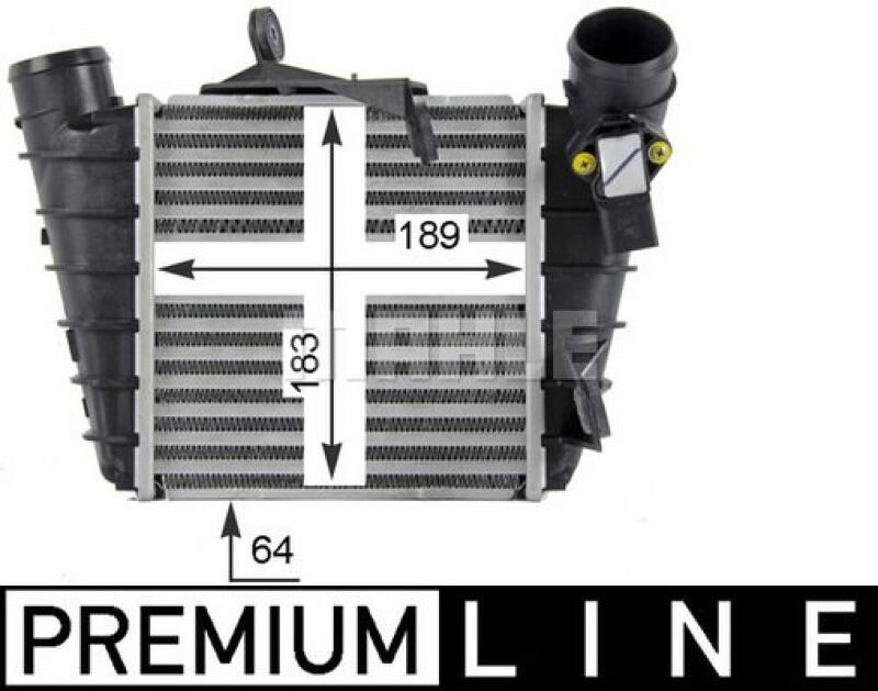 MAHLE Ladeluftk&uuml;hler BEHR *** PREMIUM LINE *** CI 298 000P