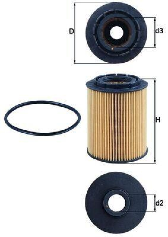 MAHLE &Ouml;lfilter OX 160D