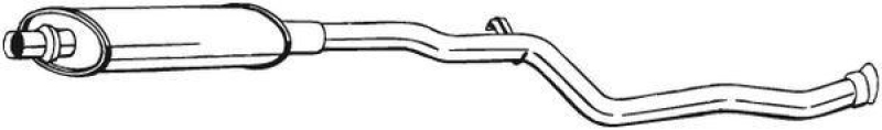 BOSAL Middle Silencer