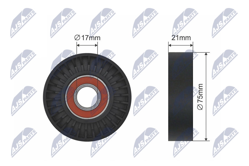 NTY Spannrolle, Keilriemen RNK-FR-049