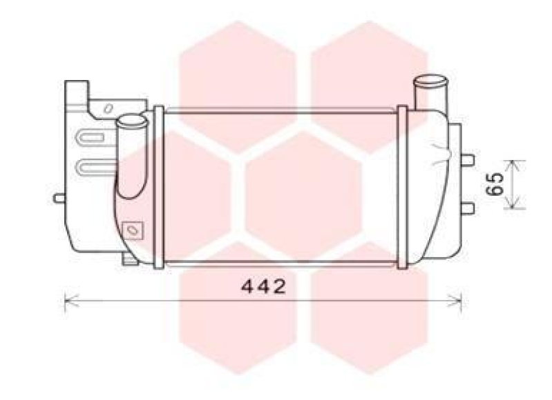 VAN WEZEL Ladeluftk&uuml;hler 53004645