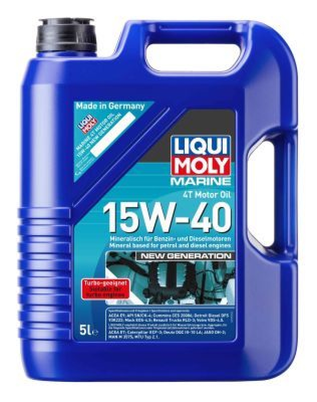 LIQUI MOLY Motor&ouml;l Marine 4T Motor Oil 15W-40 New Generation 25090