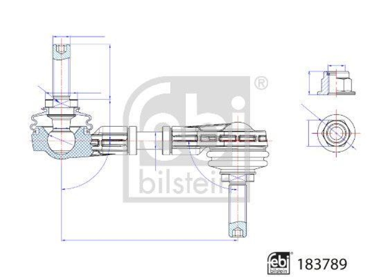 FEBI BILSTEIN Stange/Strebe, Stabilisator 183789