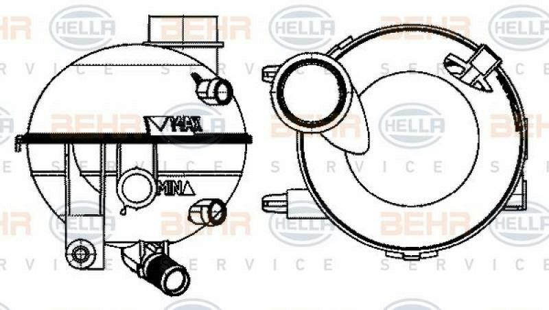 HELLA Ausgleichsbeh&auml;lter, K&uuml;hlmittel 8MA 376 702-414
