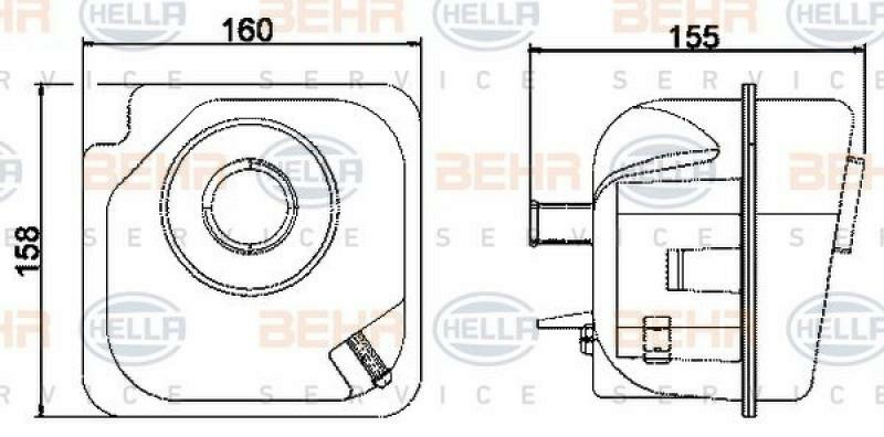 HELLA Ausgleichsbeh&auml;lter, K&uuml;hlmittel 8MA 376 702-534