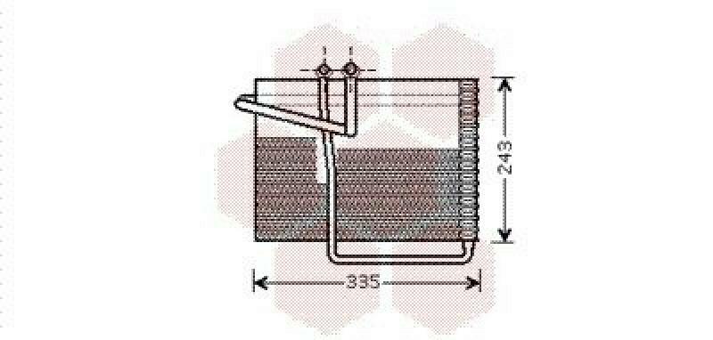 VAN WEZEL Verdampfer, Klimaanlage 0700V042