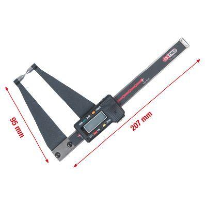 KS TOOLS Vernier Calliper, brake disc thickness