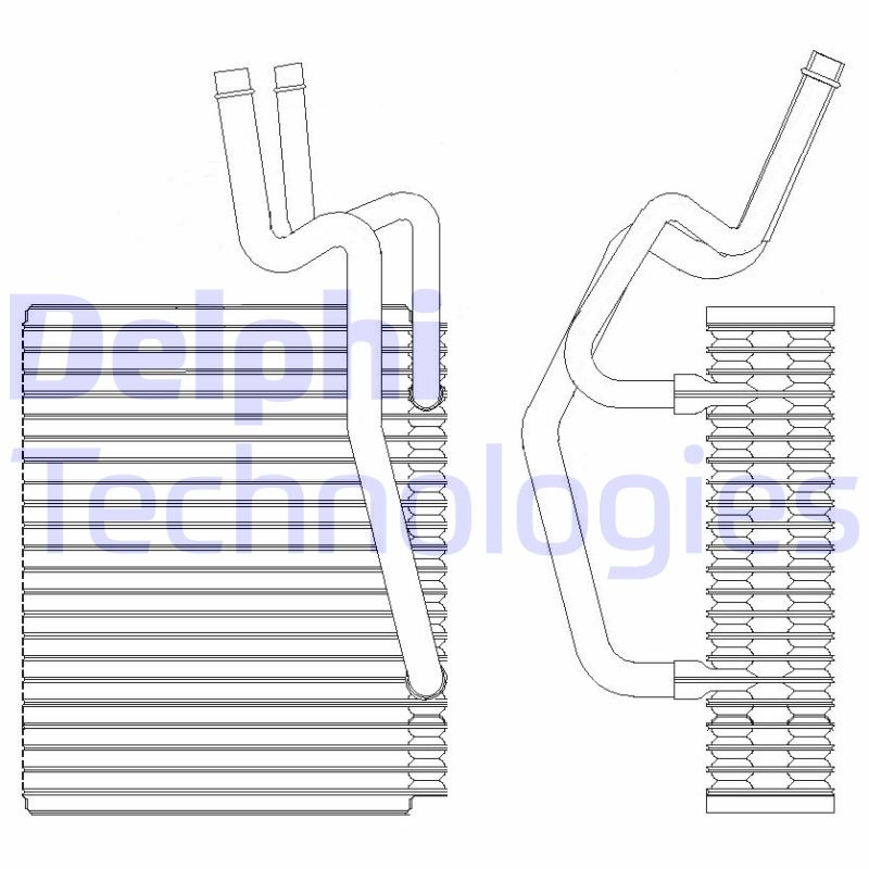 DELPHI Verdampfer, Klimaanlage TSP0525204
