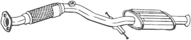 BOSAL Vorschalld&auml;mpfer 165-295
