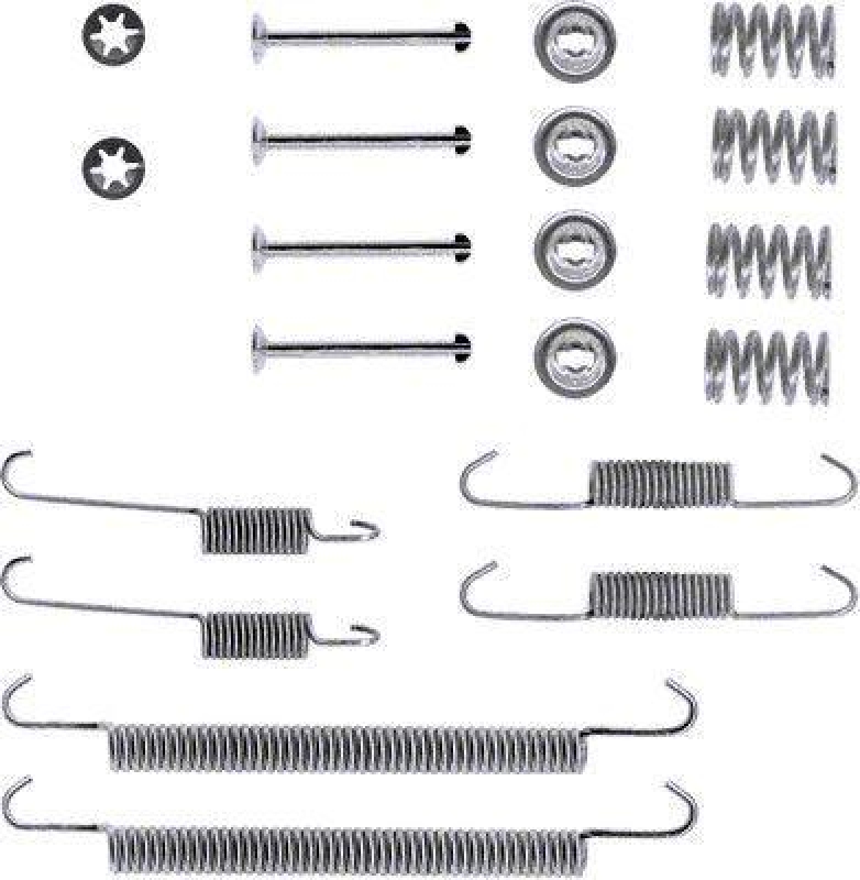 TEXTAR Accessory Kit, brake shoes