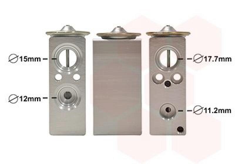 VAN WEZEL Expansion Valve, air conditioning