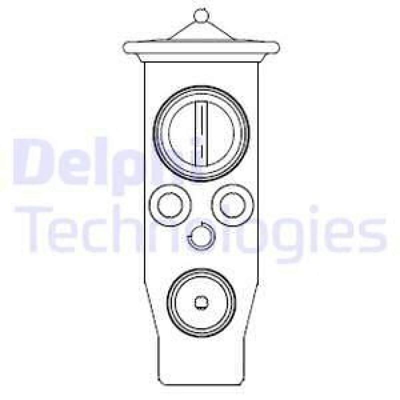 DELPHI Expansion Valve, air conditioning