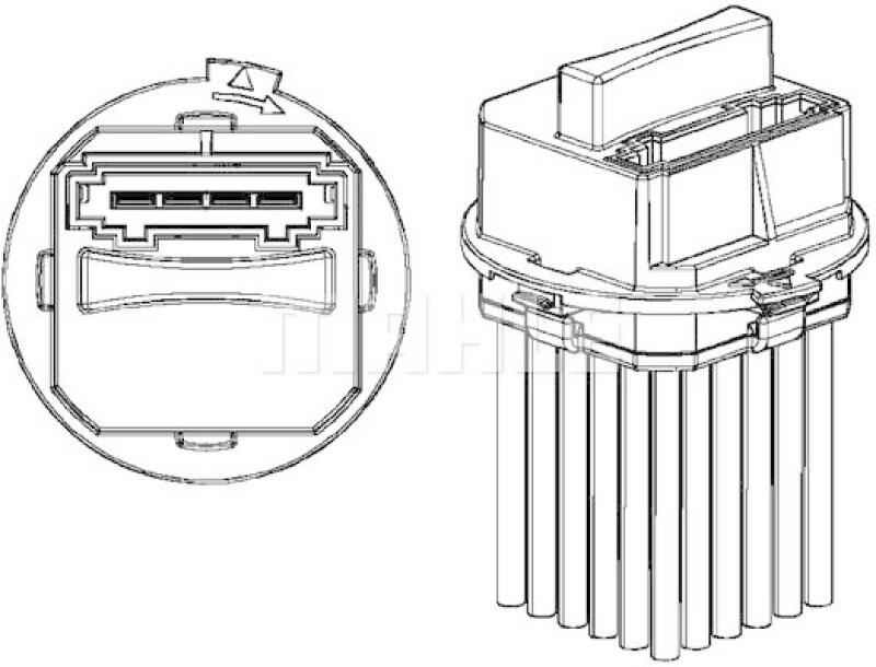 MAHLE Regler, Innenraumgebl&auml;se BEHR *** PREMIUM LINE *** ABR 40 000P