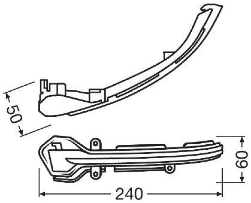 OSRAM Indicator Set LEDriving&reg; Dynamic Mirror Indicator for Seat