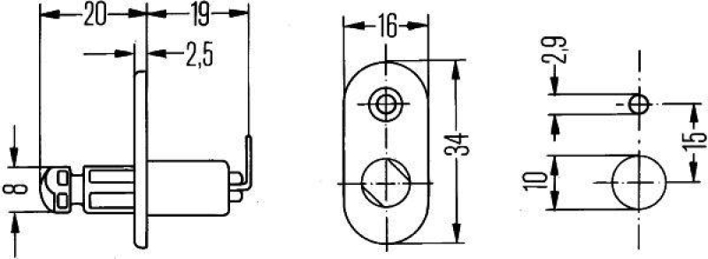HELLA Switch, door contact