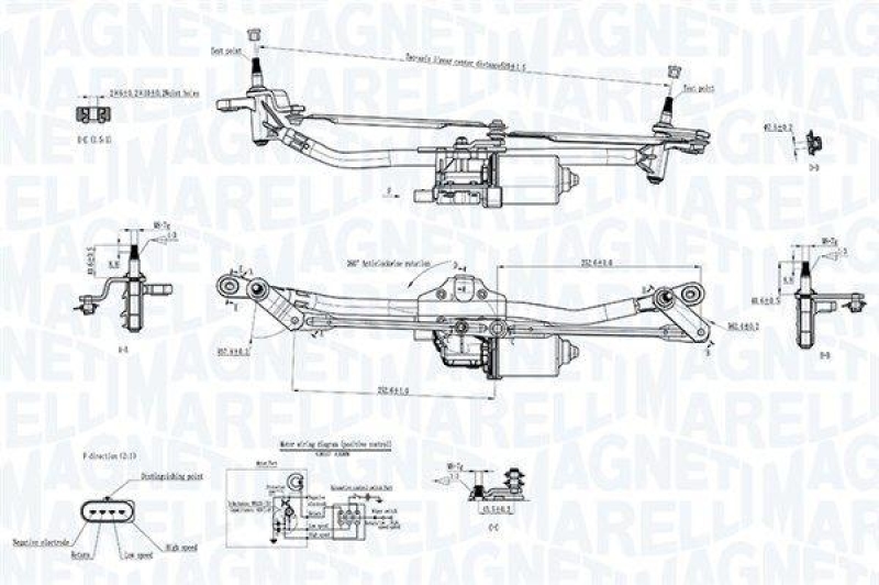 MAGNETI MARELLI Scheibenreinigungsanlage 64351744010