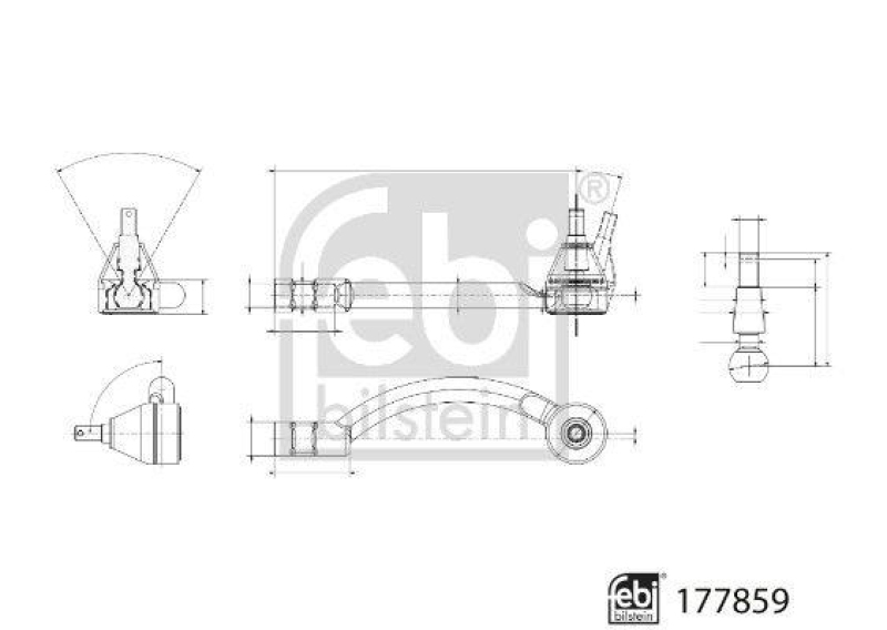 FEBI BILSTEIN Spurstangenkopf 177859