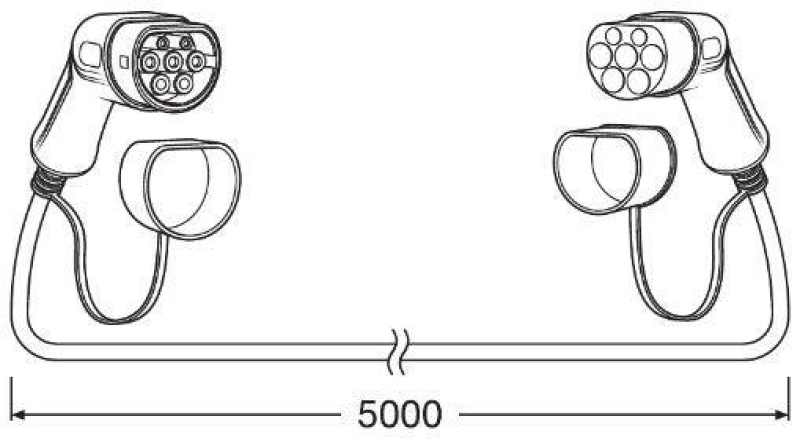 OSRAM Ladekabel, Elektrofahrzeug BATTERYcharge 7PIN OCC21605