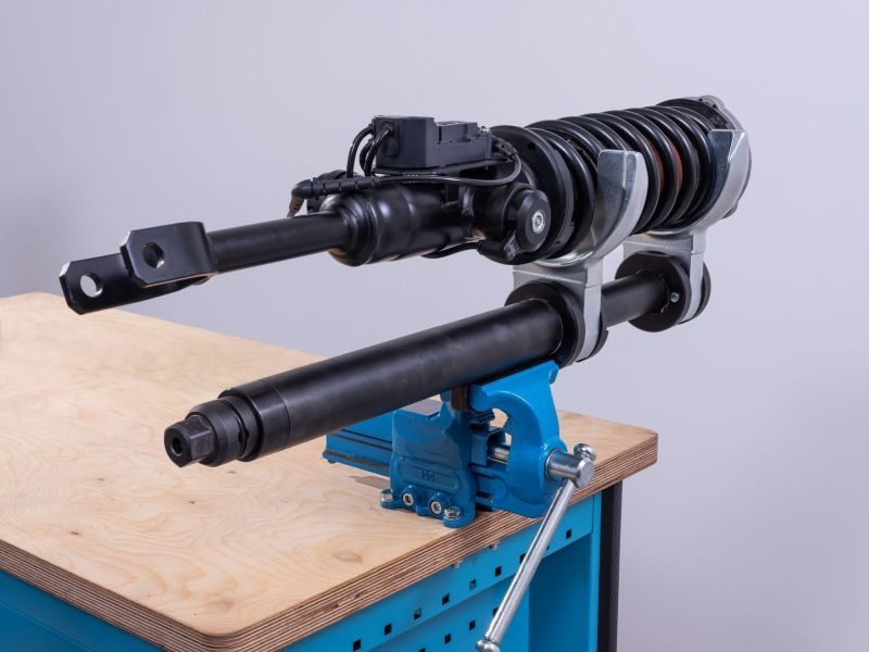 HAZET Spring Compressor Set, suspension spring Safety spring vice set