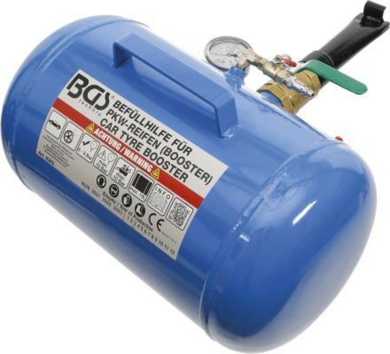 BGS Compressed Air Tyre Gauge/-Filler