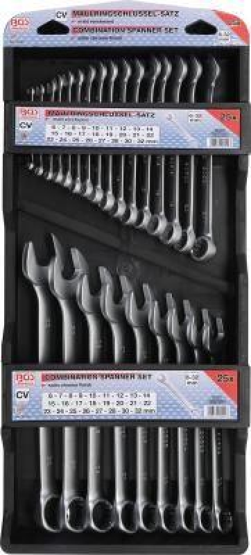 BGS Spanner Set, ring / open ended